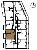 Location the flat on the floor.