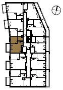Location the flat on the floor.