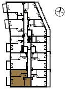 Location the flat on the floor.