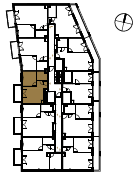 Location the flat on the floor.