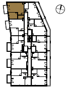 Location the flat on the floor.