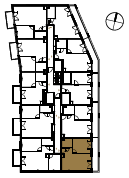 Location the flat on the floor.