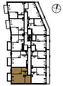 Location the flat on the floor.