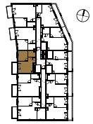 Location the flat on the floor.