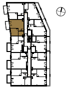 Location the flat on the floor.