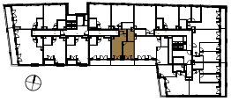 Location the flat on the floor.