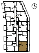Location the flat on the floor.