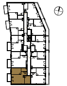 Location the flat on the floor.