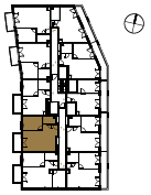 Location the flat on the floor.