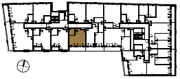 Location the flat on the floor.
