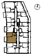 Location the flat on the floor.