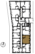 Location the flat on the floor.