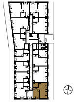 Location the flat on the floor.
