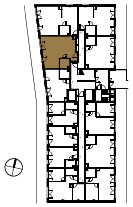 Location the flat on the floor.
