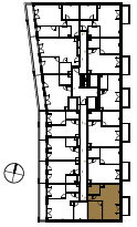 Location the flat on the floor.