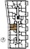 Location the flat on the floor.