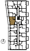 Location the flat on the floor.