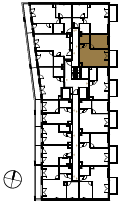 Location the flat on the floor.