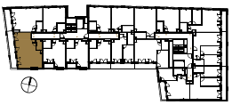 Location the flat on the floor.