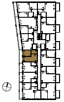 Location the flat on the floor.