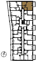 Location the flat on the floor.