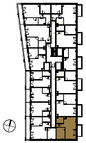 Location the flat on the floor.