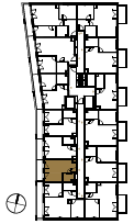 Location the flat on the floor.