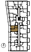 Location the flat on the floor.