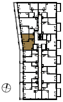 Location the flat on the floor.