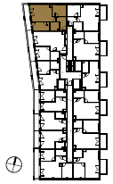 Location the flat on the floor.
