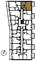 Location the flat on the floor.