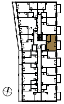 Location the flat on the floor.