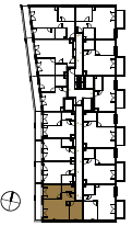 Location the flat on the floor.
