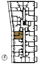 Location the flat on the floor.