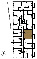 Location the flat on the floor.