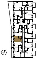 Location the flat on the floor.