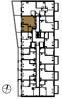 Location the flat on the floor.
