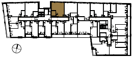 Location the flat on the floor.