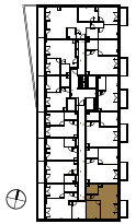 Location the flat on the floor.