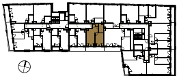 Location the flat on the floor.
