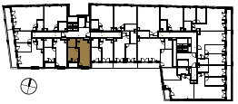 Location the flat on the floor.
