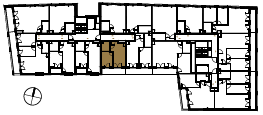 Location the flat on the floor.