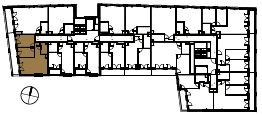 Location the flat on the floor.
