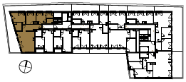 Location the flat on the floor.