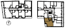 Location the flat on the floor.