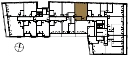 Location the flat on the floor.