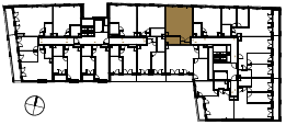 Location the flat on the floor.