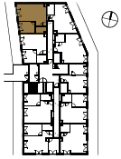 Location the flat on the floor.